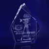 crystal trophy award prestige