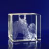 60mm Crystal Cube 3D