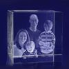3d crystal photo cube 100mm