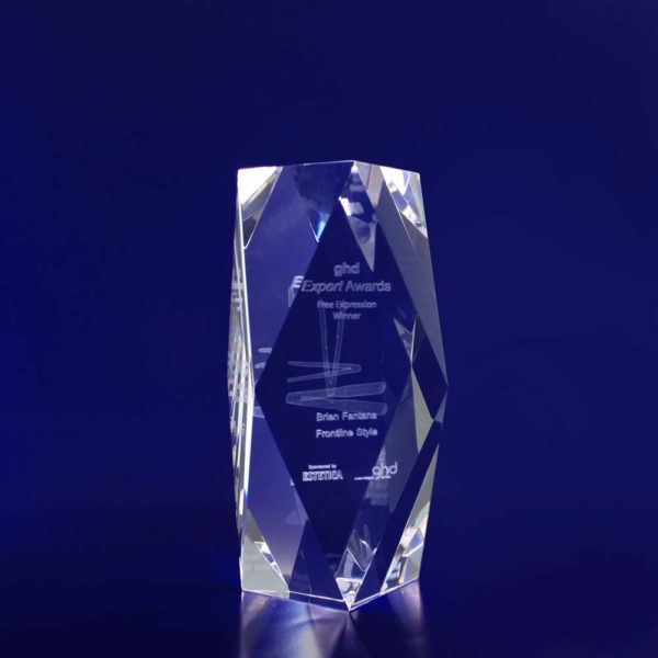3d crystal award special bevel 150mm