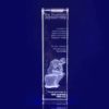 3d crystal trophy bar