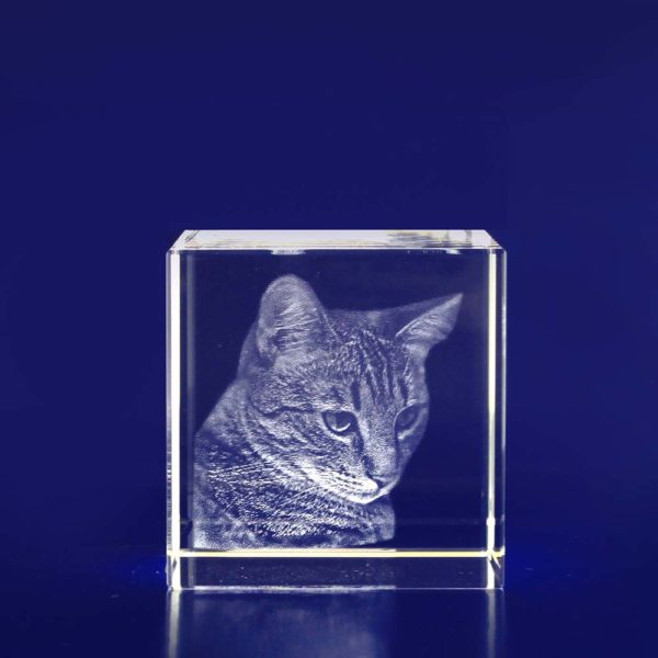 3d crystal photo cube 40mm