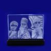 laser photo etched white lights glass studio 2d
