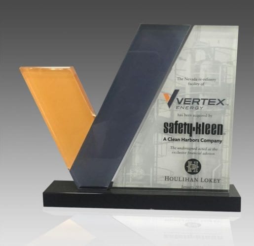 Custom Crystal Award with Advanced Colour Print