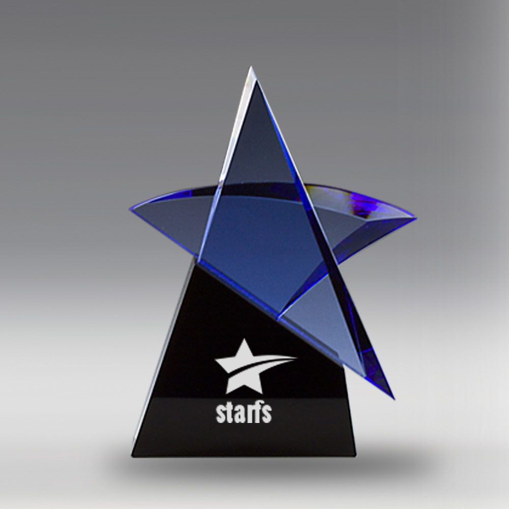 customised star custom trophy award gift